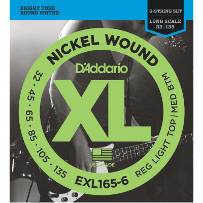 Струны D'addario EXL165-6 Струны D'addario EXL165-6