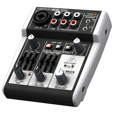 Аналоговый микшер Behringer 302USB Аналоговый микшер Behringer 302USB